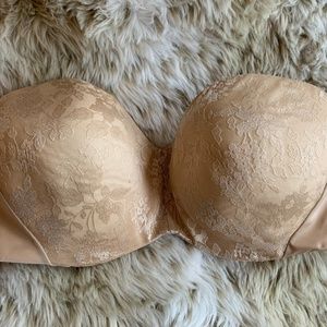 Curvy Couture Strapless Bra  (no straps) 34G